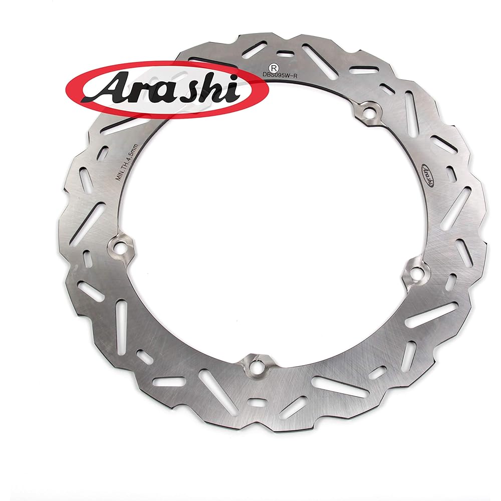 Arashi Front and Rear Brake Disc Rotor for Honda NC750X 2014-2021 DCT/NC750X ABS 2014-2021 Motorcycle Replacement Accessories Silver