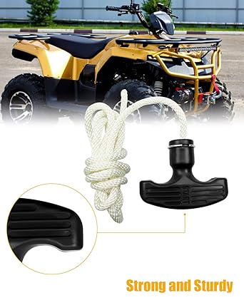 Recoil Starter Pull Start Rope Handle Cord for Polaris Big Boss 250 300 350L 400L 500 Hawkeye 300 Scrambler Sportsman Trail Boss Magnum ATV