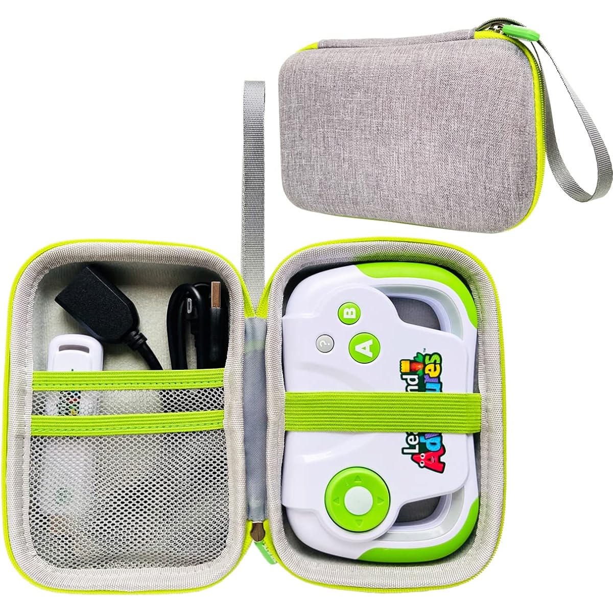 Hard Case for Leapfrog LeapLand Adventures Learning Video Game, Protective Carry Storage Holder for LeapLand Video Game HDMI Game Stick USB Power Cable Accessories (Case Only)