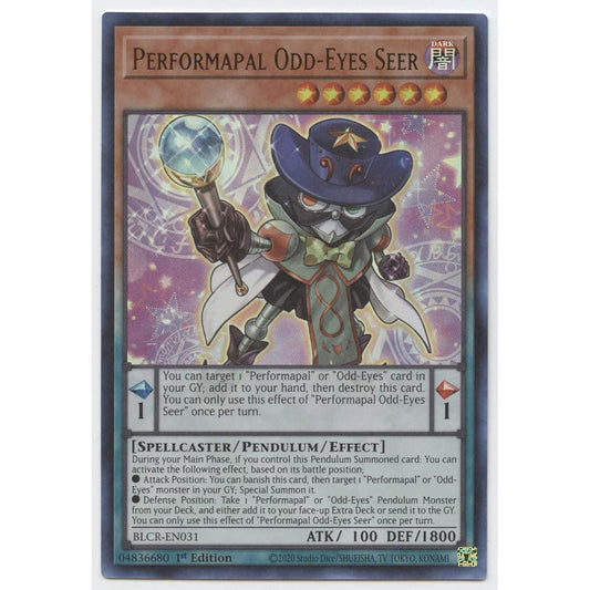Performapal Odd-Eyes Thea BLCR-EN031 Ultra Rare 1st Edition