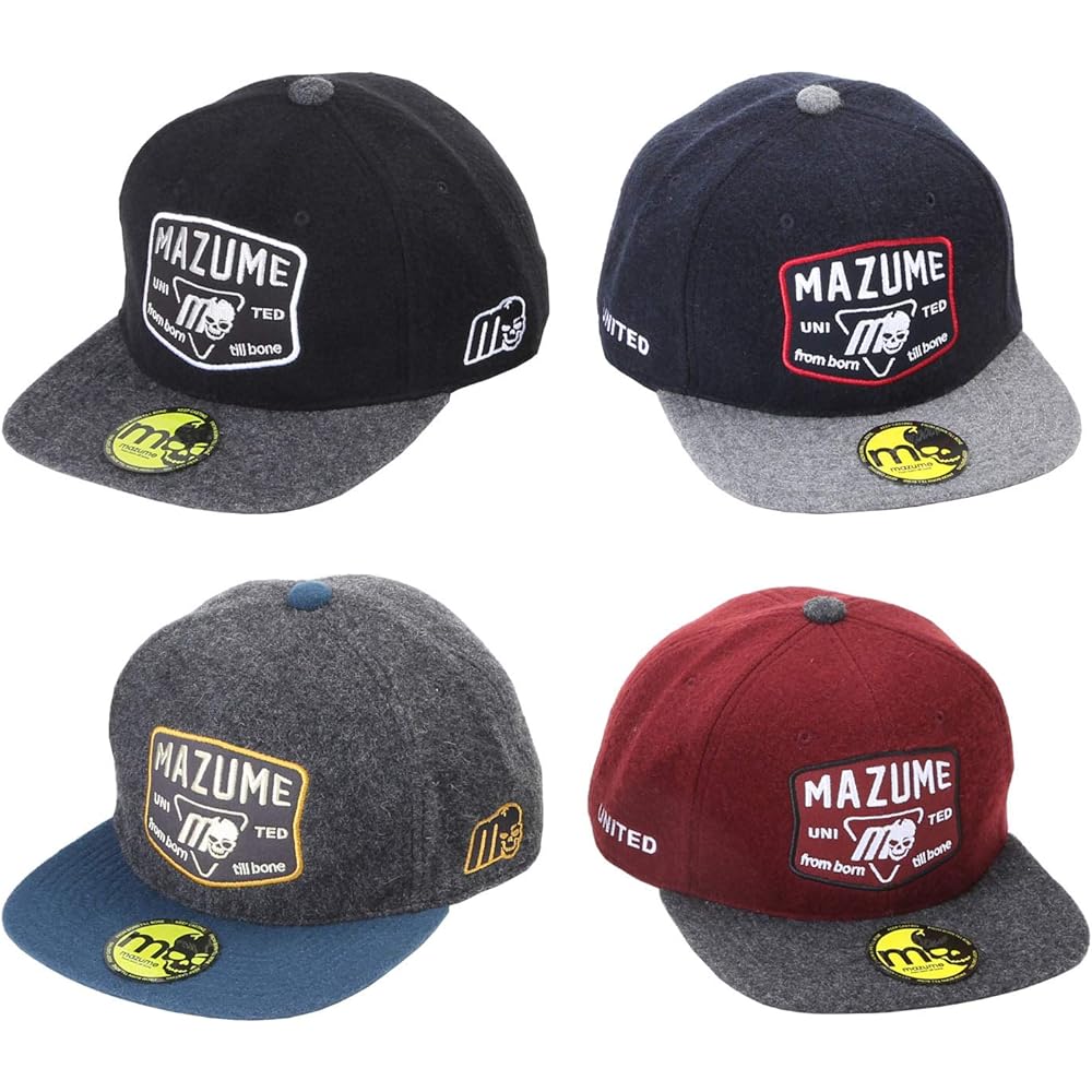 mazume FLATCAP Skull Emblem MZCP-515