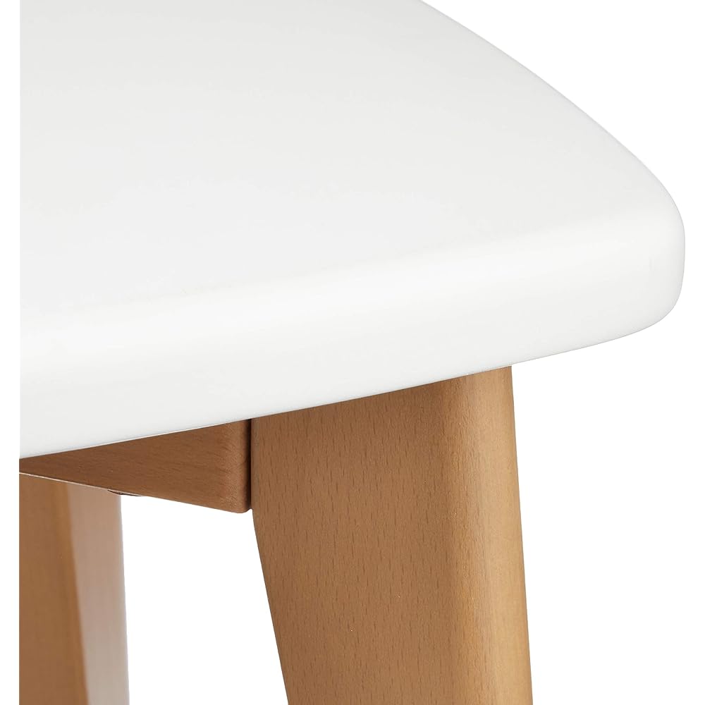 Boori Kids Stool Truffle & White