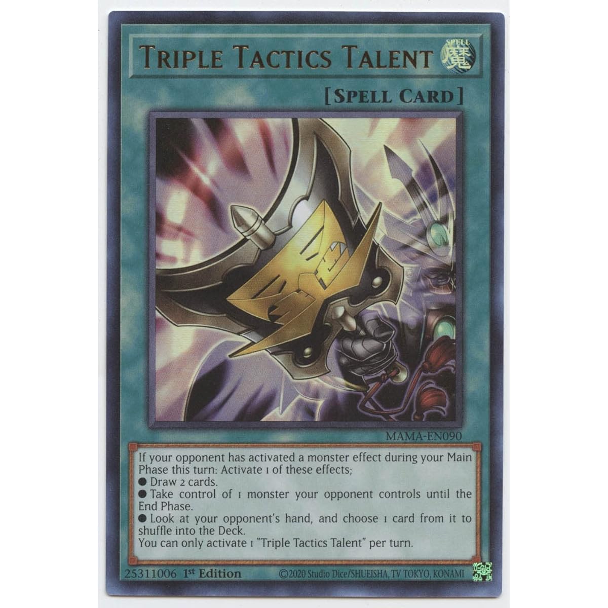 Triple Tactics Talent - MAMA-EN090 - Ultra Rare - First Edition