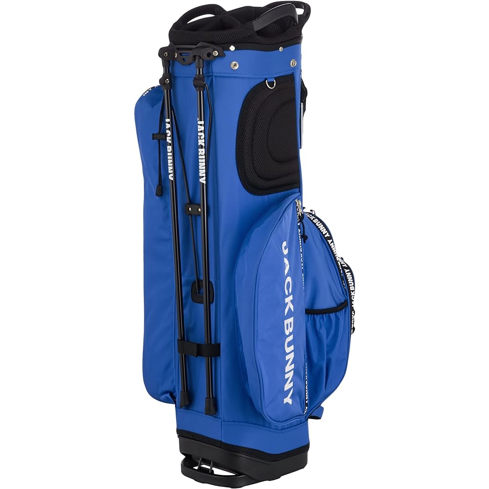[Jack Bunny] Continuing standard product Caddy bag [Logo zipper series] (stand type) / Golf CB / 262-3980140