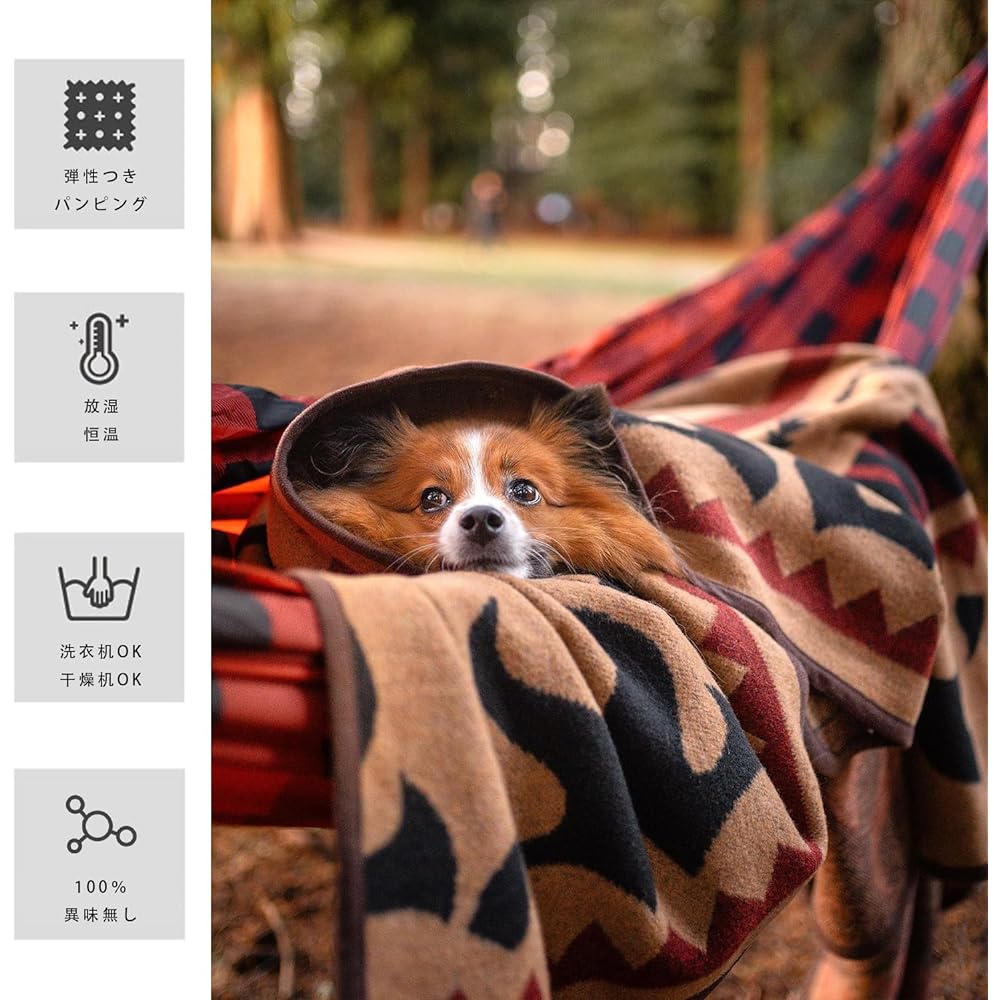 [PuTian] Merino Wool Blanket, 58% Wool, For Camping, Outdoor, Large Size, 160*200CM, Throw, Cold Protection, Flame Retardant Material, Soft, Skin-friendly, Blanket, Single, Disaster Prevention Supplies, Office, Travel, Business Trips, Air Conditioner Pro