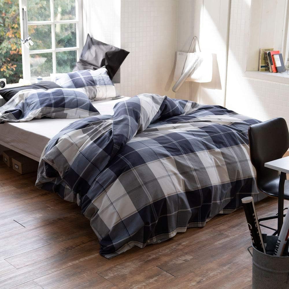 Fab the Home Duvet Cover Navy 150 x 210cm Across FH121178-310