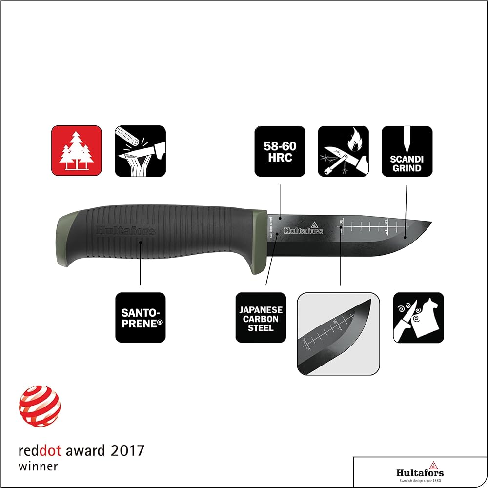 Hultafors Outdoor Camping Knife OK4 AV03802700