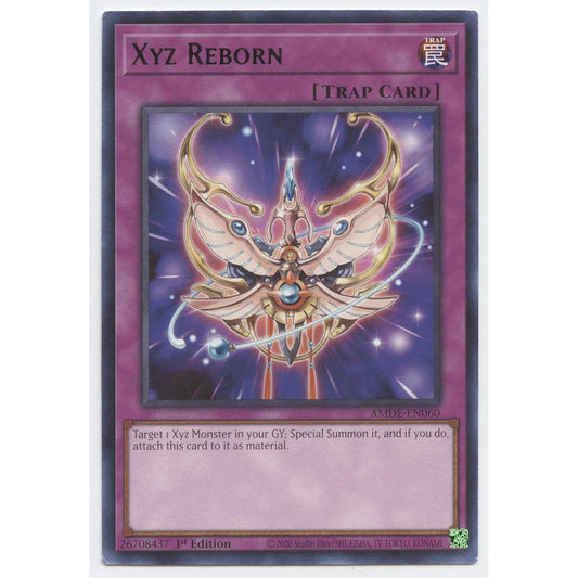 Xyz Reborn - AMDE-EN060 - Rare - 1st Edition.