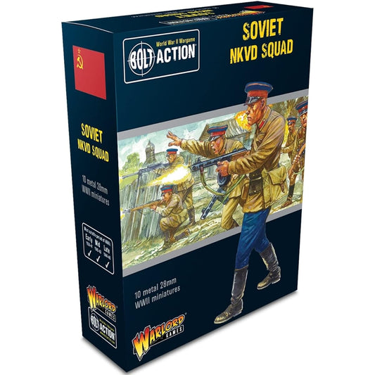 Warlord Games 1/56 Scale Volt Actian Soviet NKVD Squad Metal Model Kit # 402214006