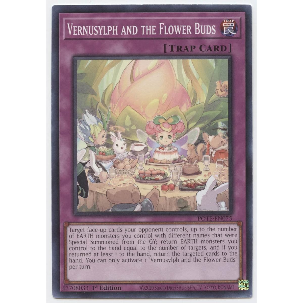 Vernusylph and The Flower Buds - POTE-EN075 - Common - 1st Edition
