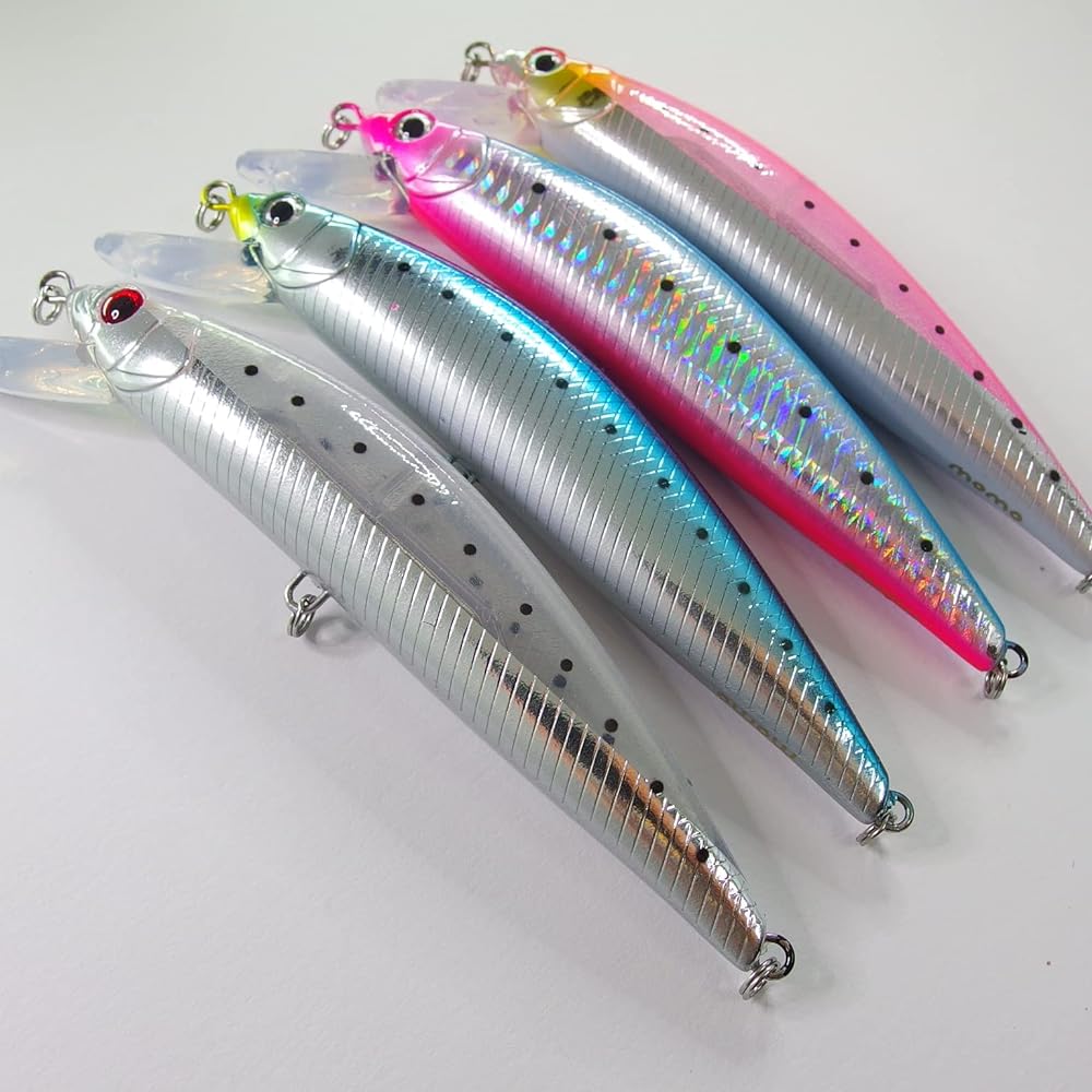 [Momo Lure] Momoru Lure For Blue Fish Penetrating Wire Minnow Blue Runner 120mm 40g Yellowtail Kingfish Japanese Spanish Mackerel Tuna Pintail
