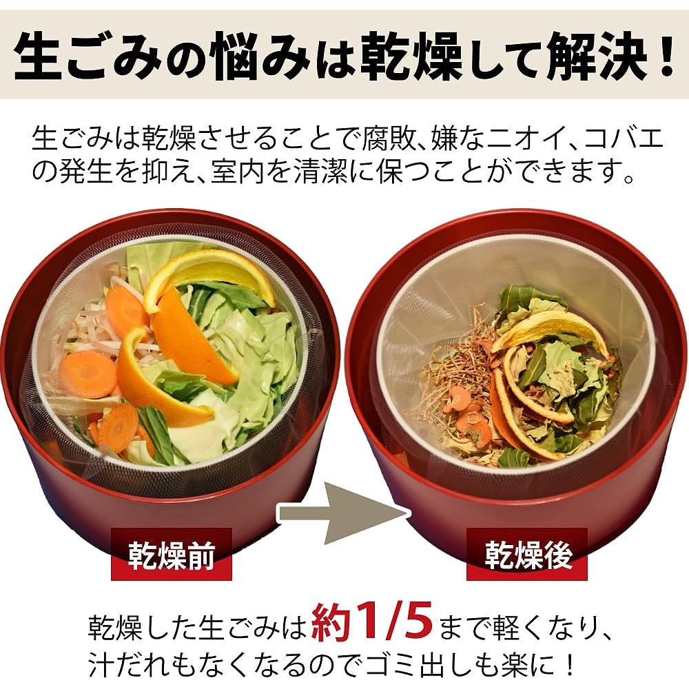 Contains 2 filters Subsidy eligible Garbage reduction dryer Crispy Cube Light Alpha Grayish Silver PCL-33F2-GSW