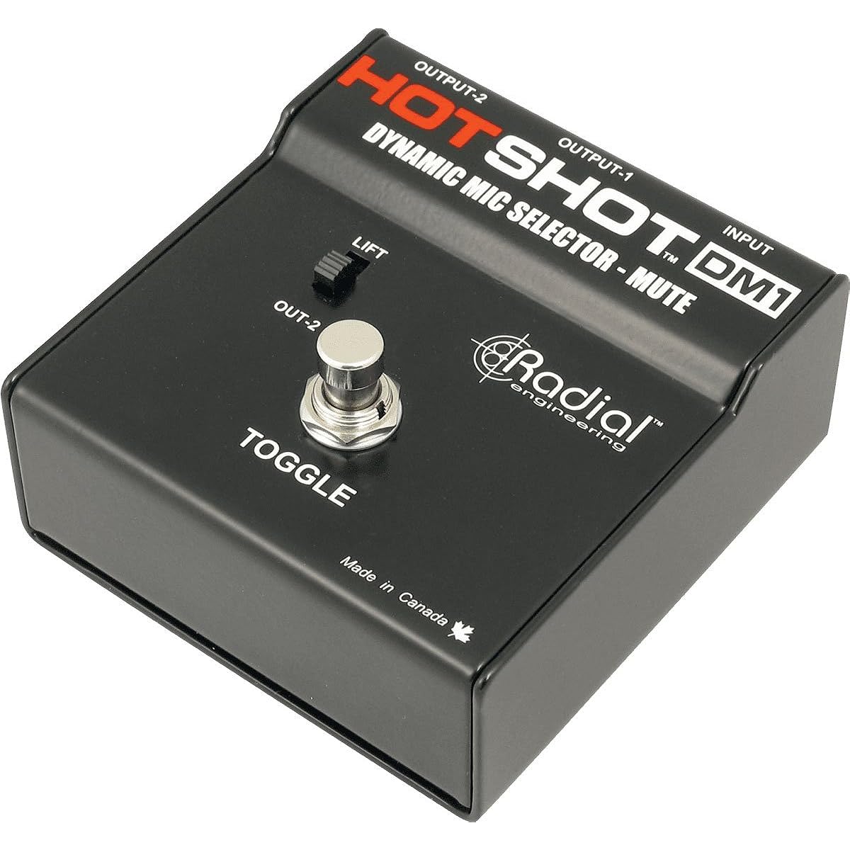 Radial Engineering HotShot DM1 Microphone Signal Muting Footswitch