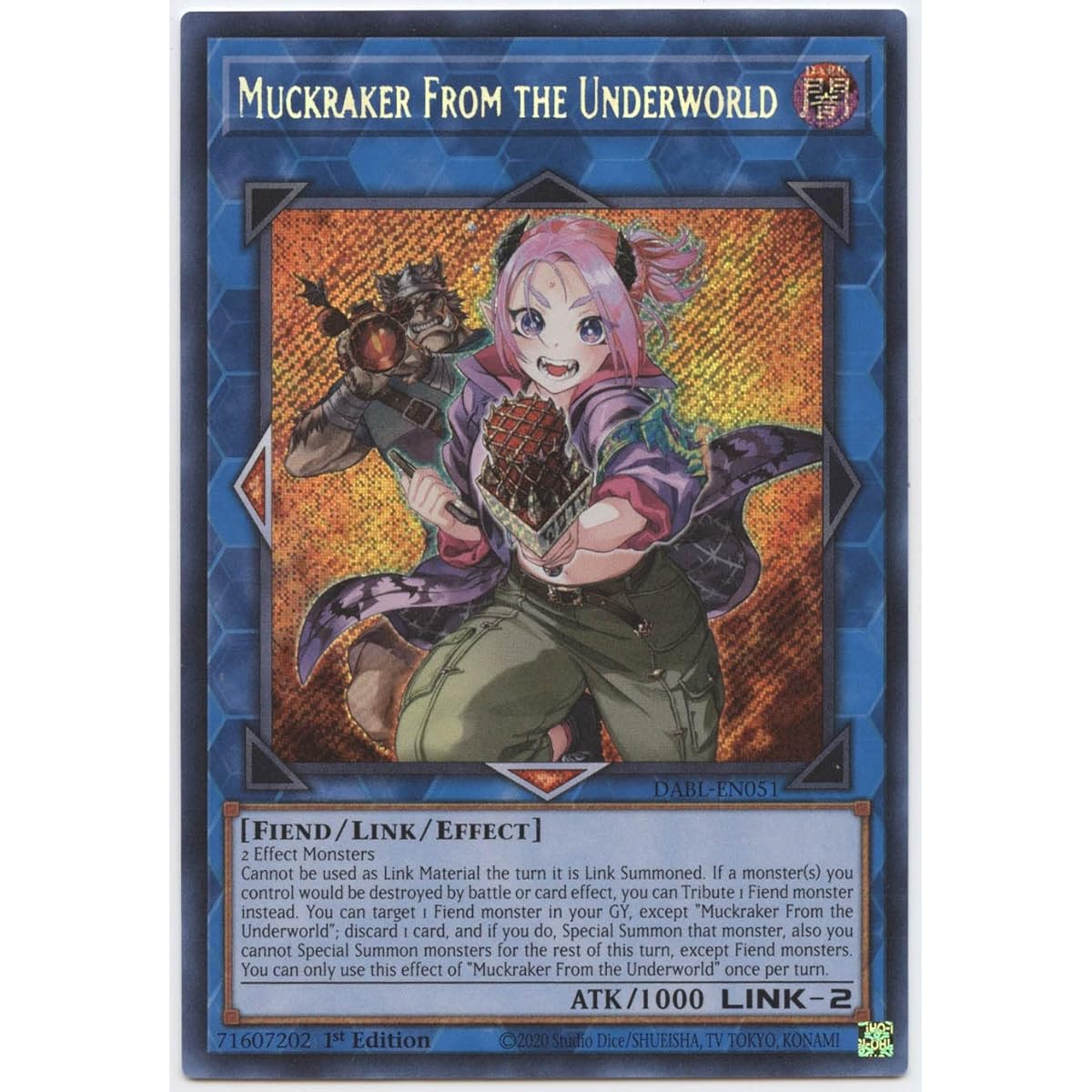 Muckraker from The Underworld - DABL-EN051 - Secret Rare - First Edition