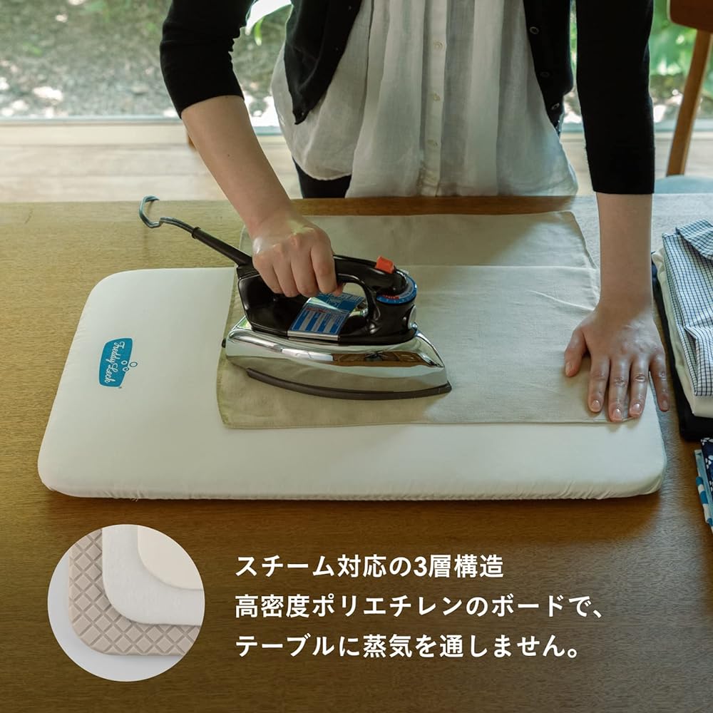 Freddie Rec Ironing Board Flat Type FL223 Compatible with steam irons and clothing steamers Tabletop ironing board W36 x D60