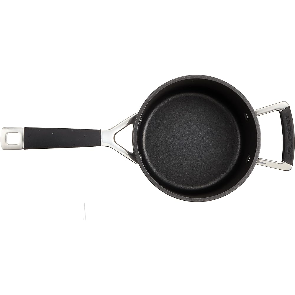 Le Creuset TNS Saucepan 16cm Gas IH Oven Compatible Silicone Handle with Exclusive Glass Lid [Authorized Japanese Product]