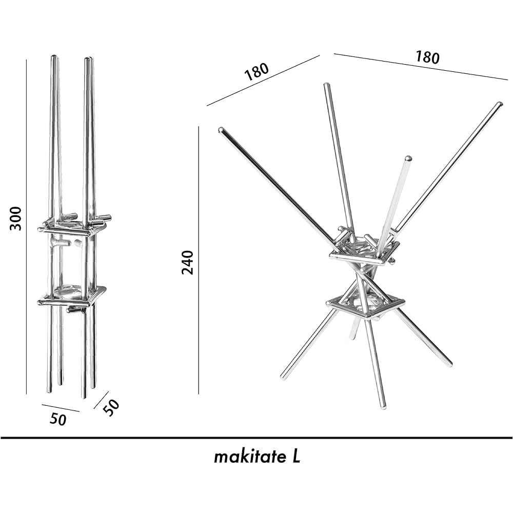 Sasurawo Makitate (Large) Bonfire Goods Compact For Firewood Stand Bonfire For Bonfire Stand Stainless Steel Camping Outdoor