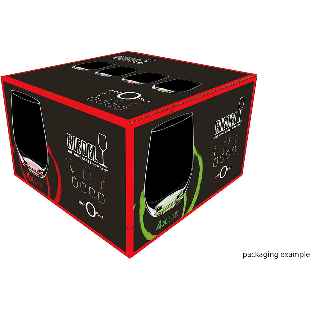 [Genuine] RIEDEL Riedel Glass Set of 4 Riedel O Happy O Vol. 1 320ml 5414/44