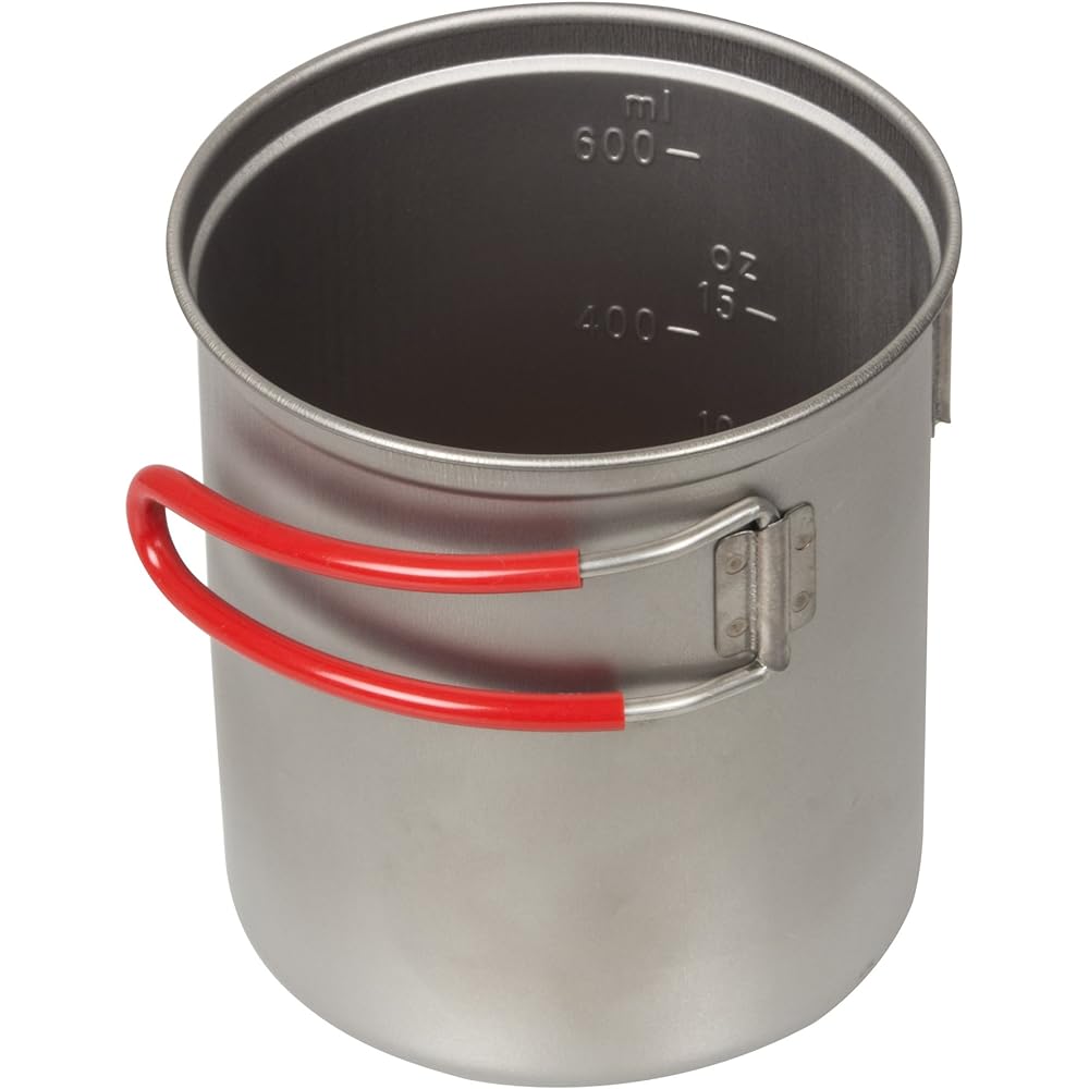EVERNEW Titanium Ultra Light Cooker Deep S RED ECA264R