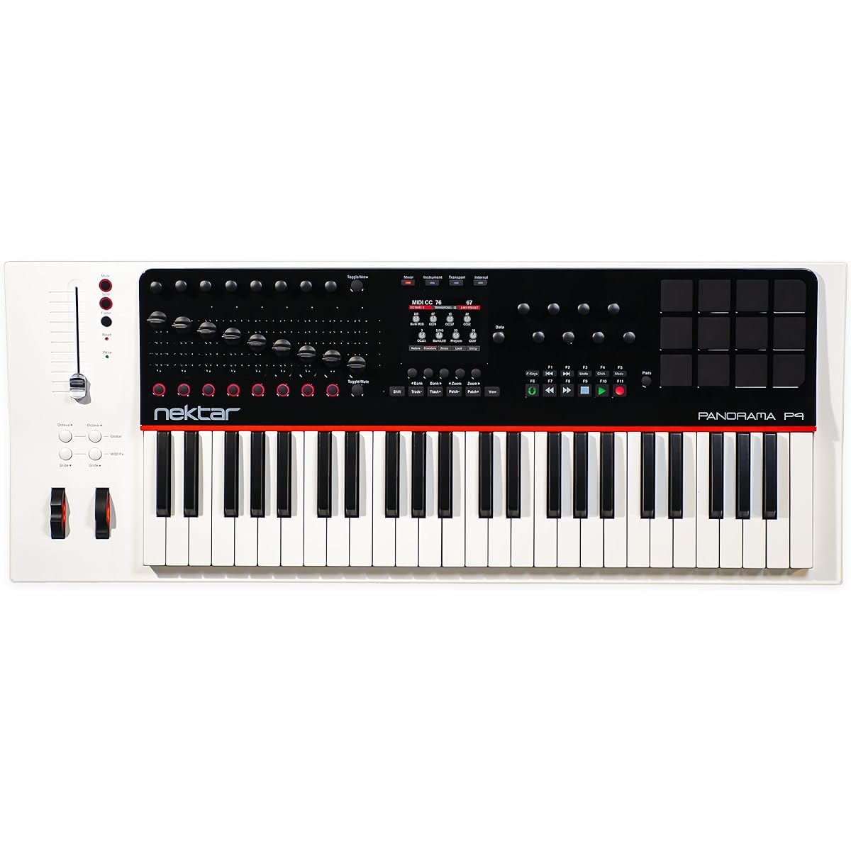 Nektar Technology PANORAMA P4 DAW linked MIDI keyboard controller with encoder/fader/transport button/pad [domestic genuine product]