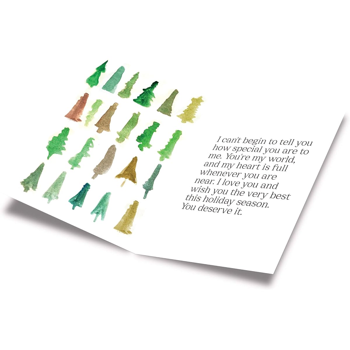 Prime Greetings Christmas Card Wife Romantic