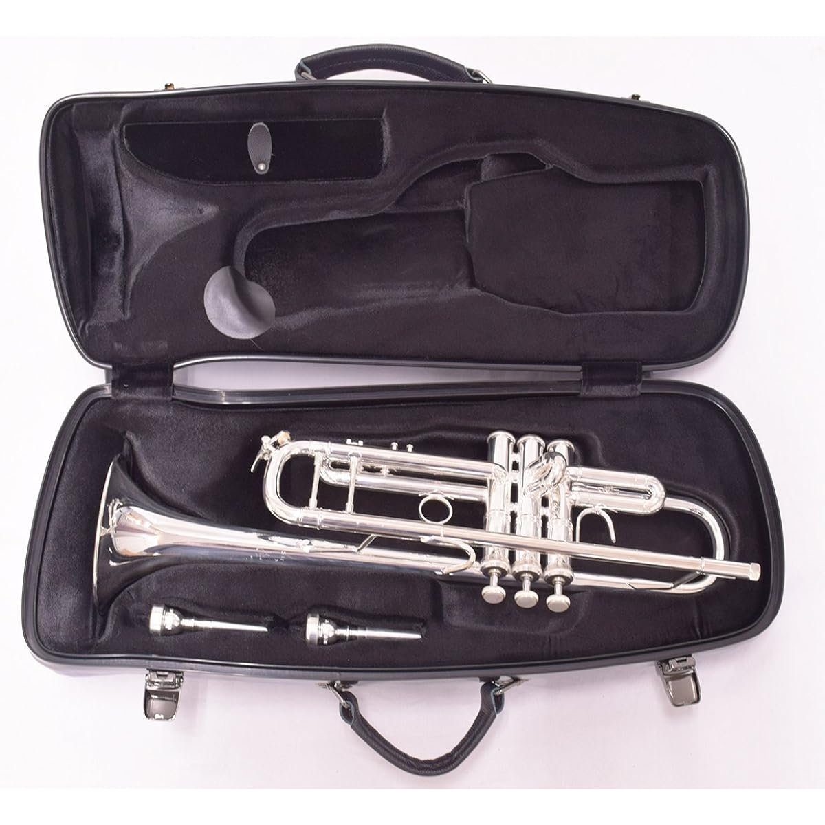 Vivace Trumpet case Polycarbonate exterior Color: Wine red
