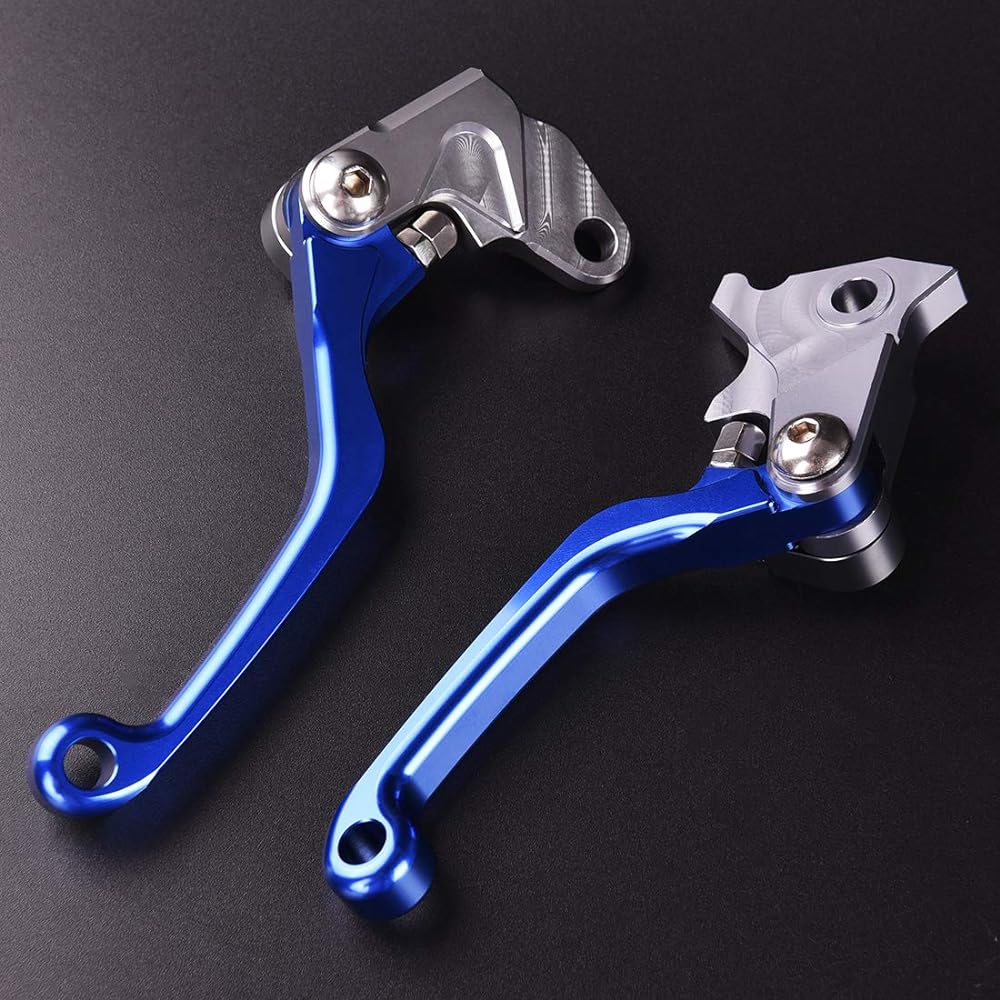 motor-mh Blue Pivot Dirt Bike Brake Clutch Levers for Yamaha TTR 125L/LE/LE 2000-2019, TTR 225 2000