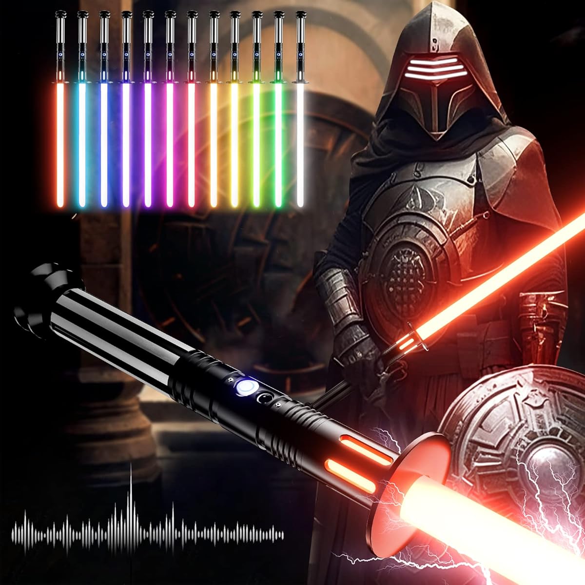 NSABERS Lightsaber for Adults and Kids Costume Cosplay Game Rechargeable Dueling Light