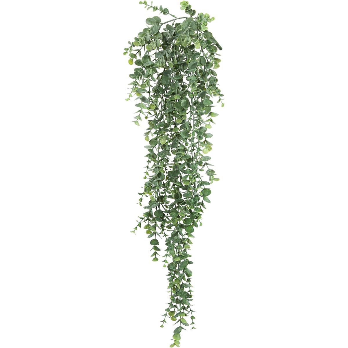 Vickerman 32" Green Hanging Mini Leaf Eucalyptus Bush Artificial Plants 2 Pack 2 Pieces