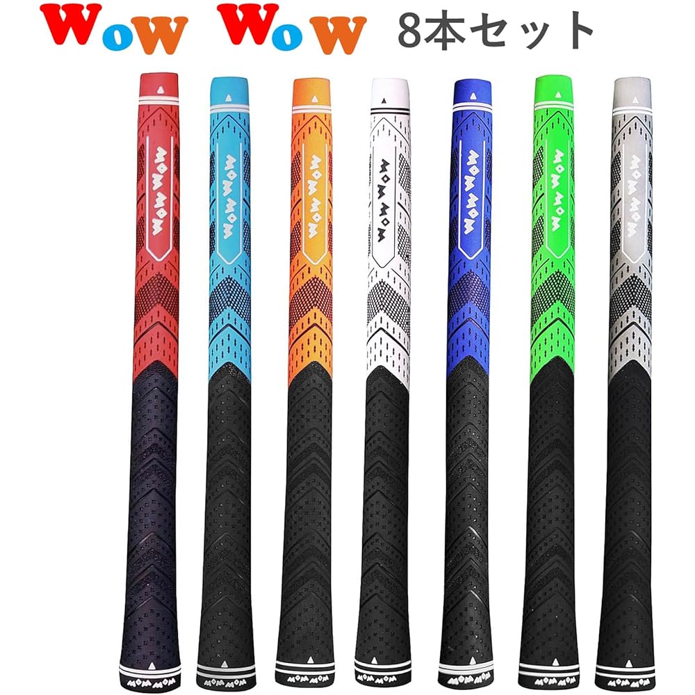 Golf Grip Club Grip Set of 8 8 Pieces Replacement Anti-Slip No Backline All Weather Performance