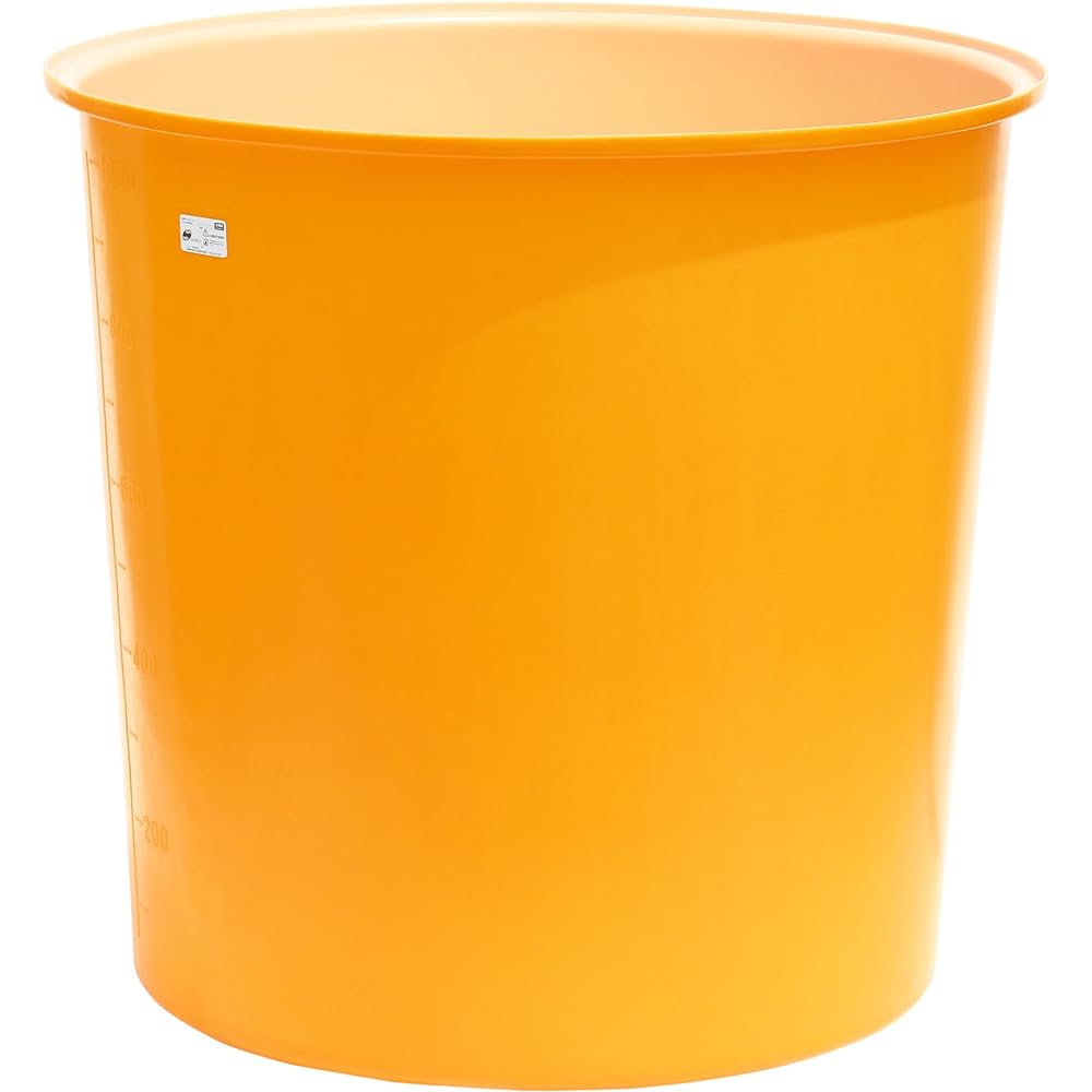 Suiko round container M-200 (orange)