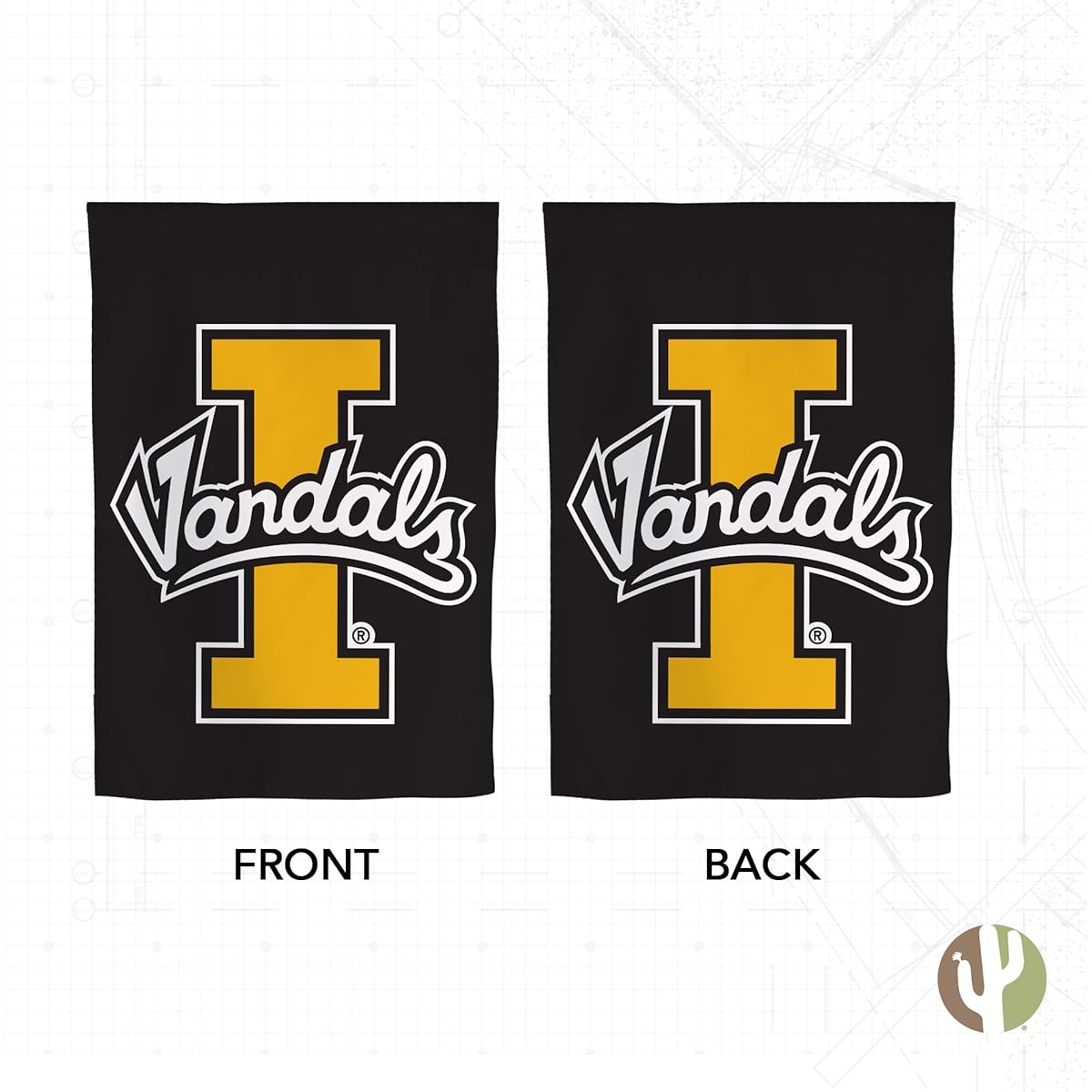 University of Idaho Garden Flag Vandals U of I Banner 100% Polyester (Design 2)