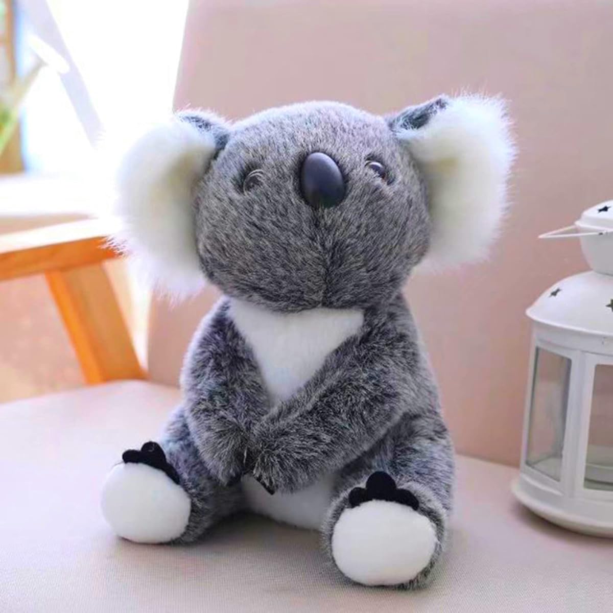 Koala Bear Stuffed Animal Simulation Koala Doll Toy Gift (Grey 11 inch)