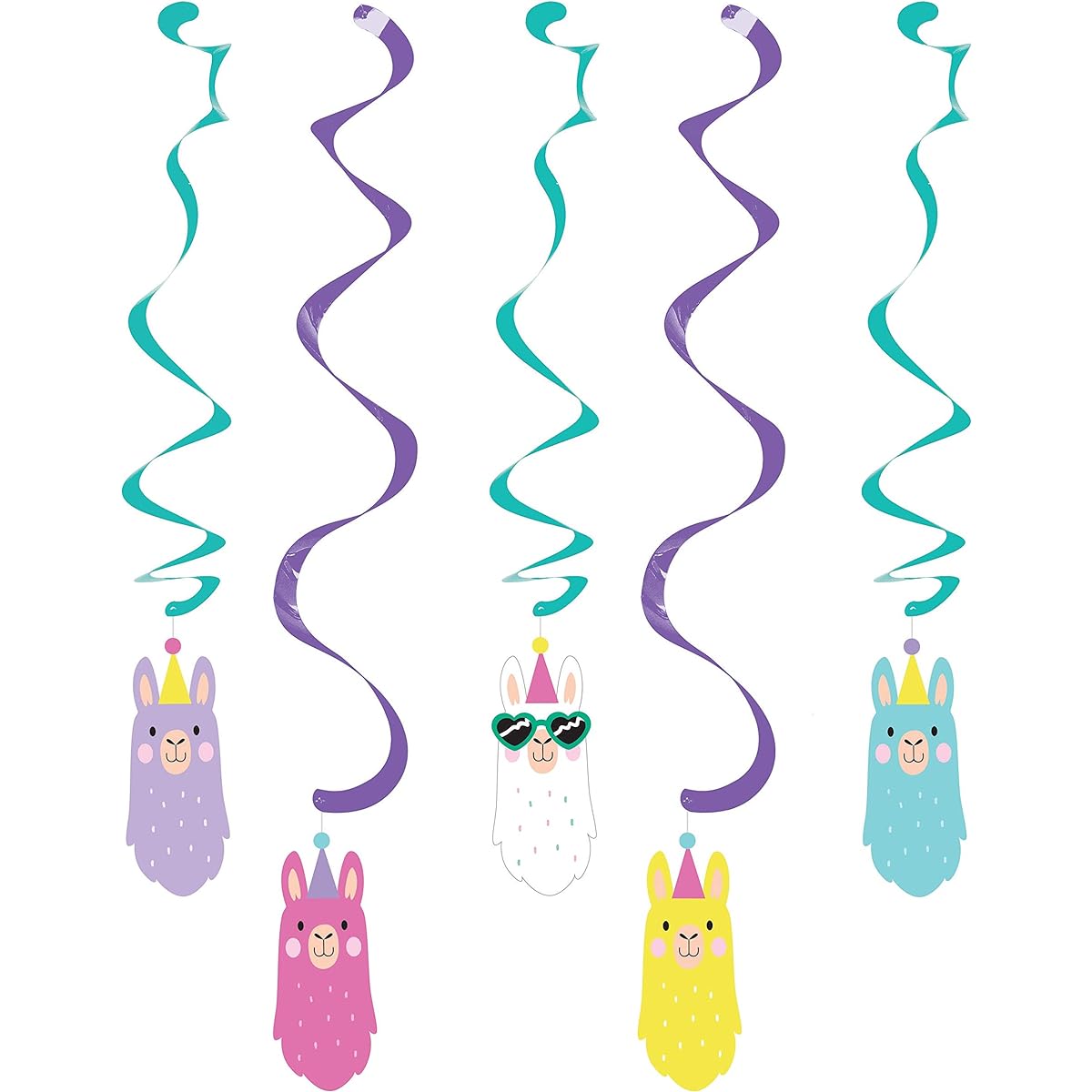 Llama Party Dizzy Danglers 5個