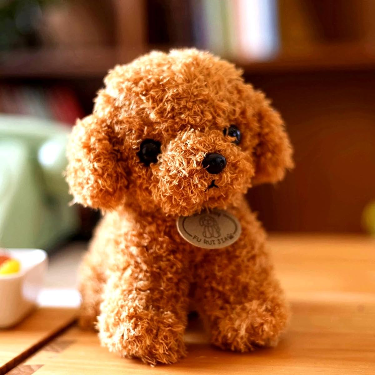 SMY LINUUE Stuffed Animal Puppy Plush Toy 12" 18 Months+ Premium Stuffed Animal Puppy Plush Toy Brown