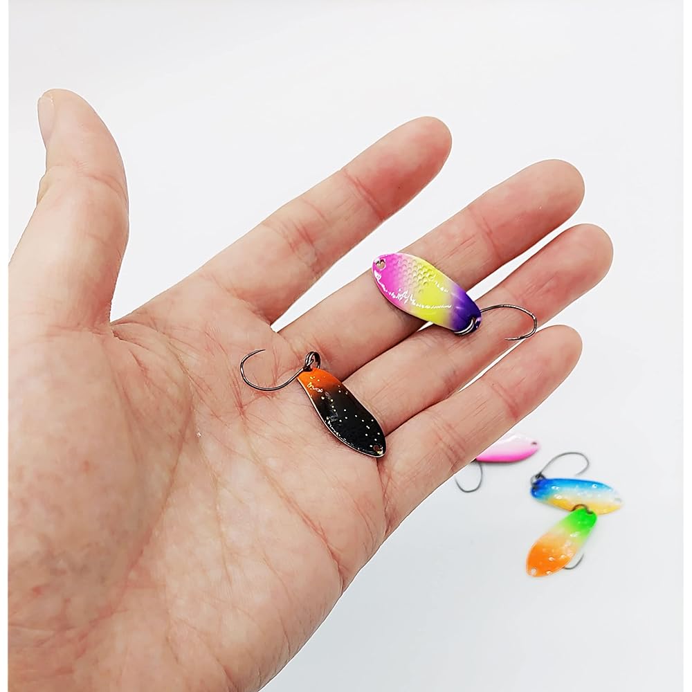 [PB Lure] Area Spoon Management Fishing Spot Spoon 1.7g 27mm 10 Color Set Cultiva SBL-35 Mountain Stream Pipe Fishing Trout Hammered Processing