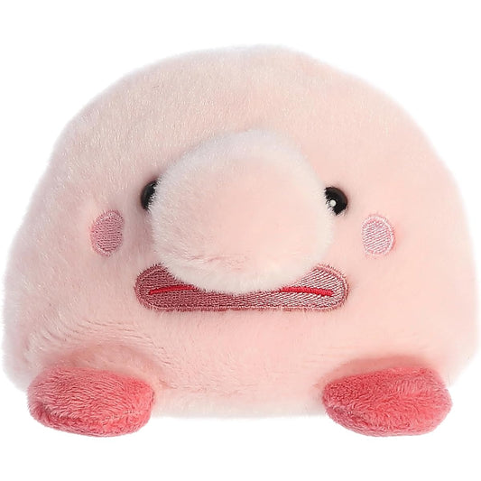 Aurora Adorable Palm Pals Bart Blobfish Stuffed Animal - Pocket-Sized Play - Collectable Fun - Pink 5 Inches