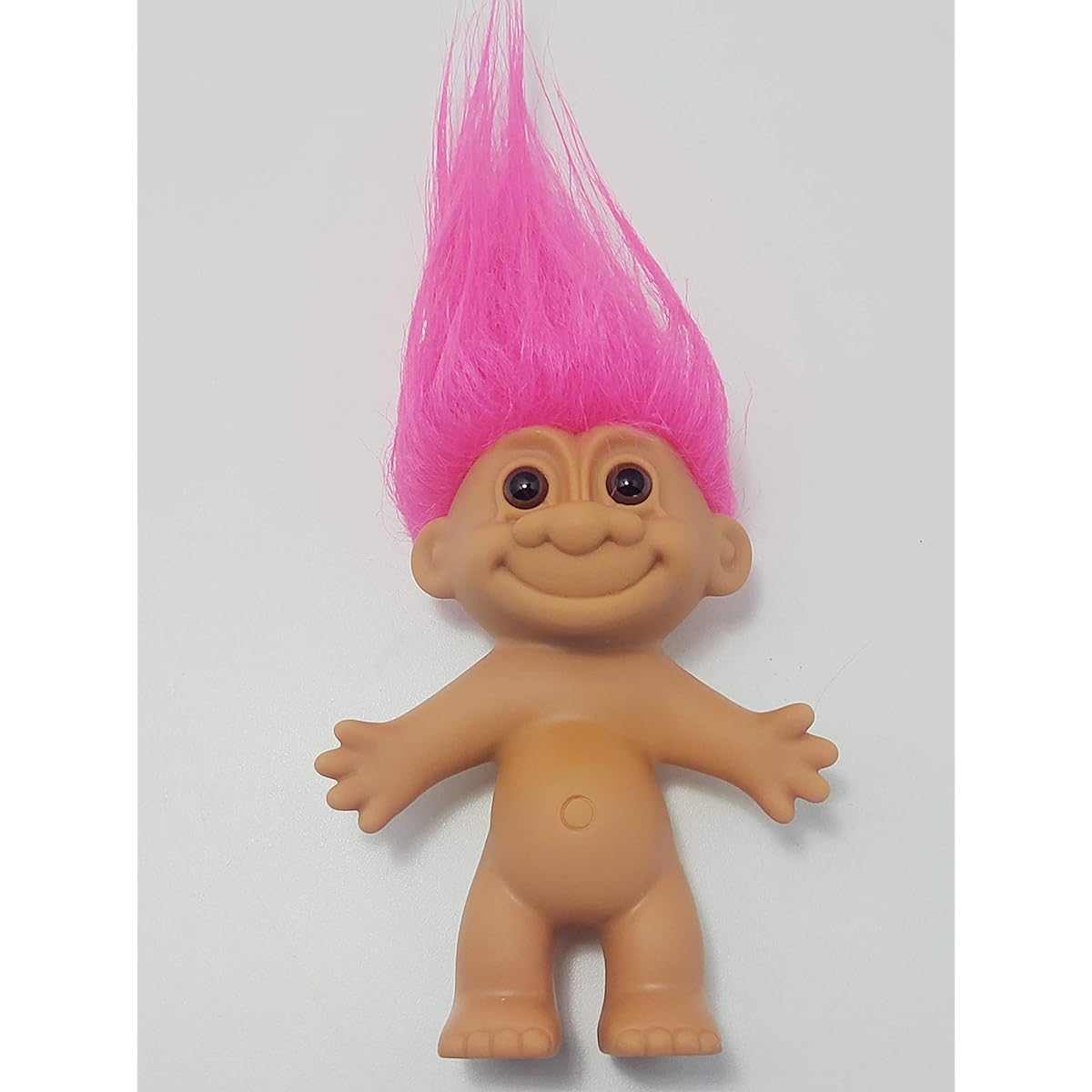 Troll Doll Russ Pink Hair Vintage 90s
