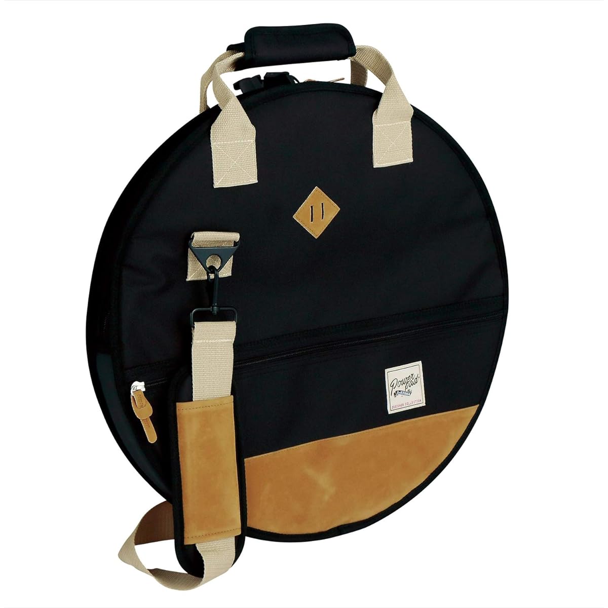 TAMA Cymbal bag with the concept of "individuality and playfulness" Can store up to 22" (black) TCB22BK