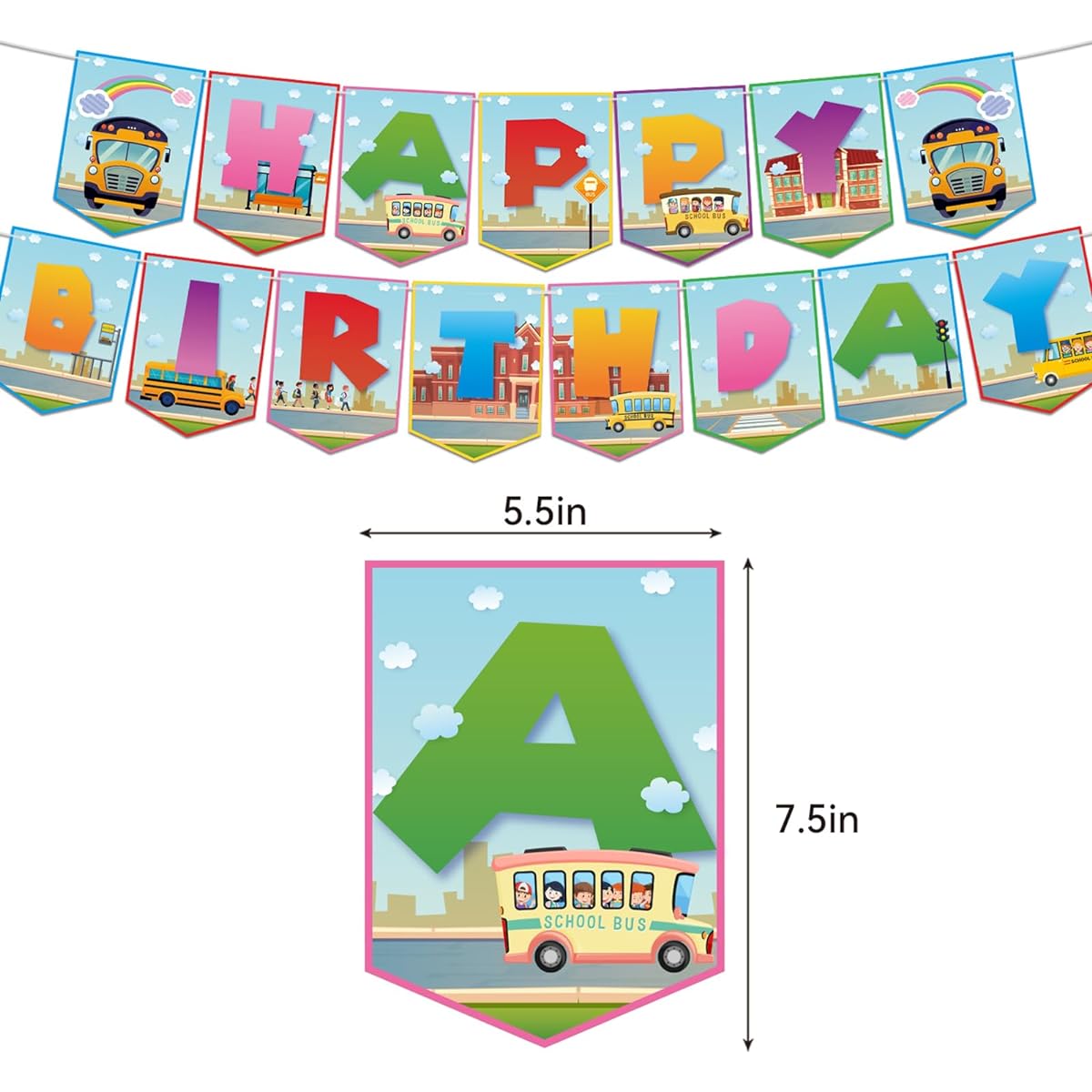 School Bus Birthday Party Decorations, School Bus Party Supplies, School Bus Happy Birthday Banner, Cake Cupcake Toppers, Balloons, School Bus Party Favors, Back to School Party Supplies