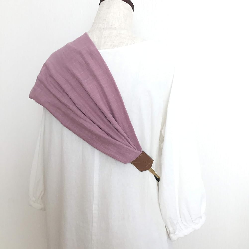 Double gauze wide shoulder supported SLR camera strap mirrorless handmade rose