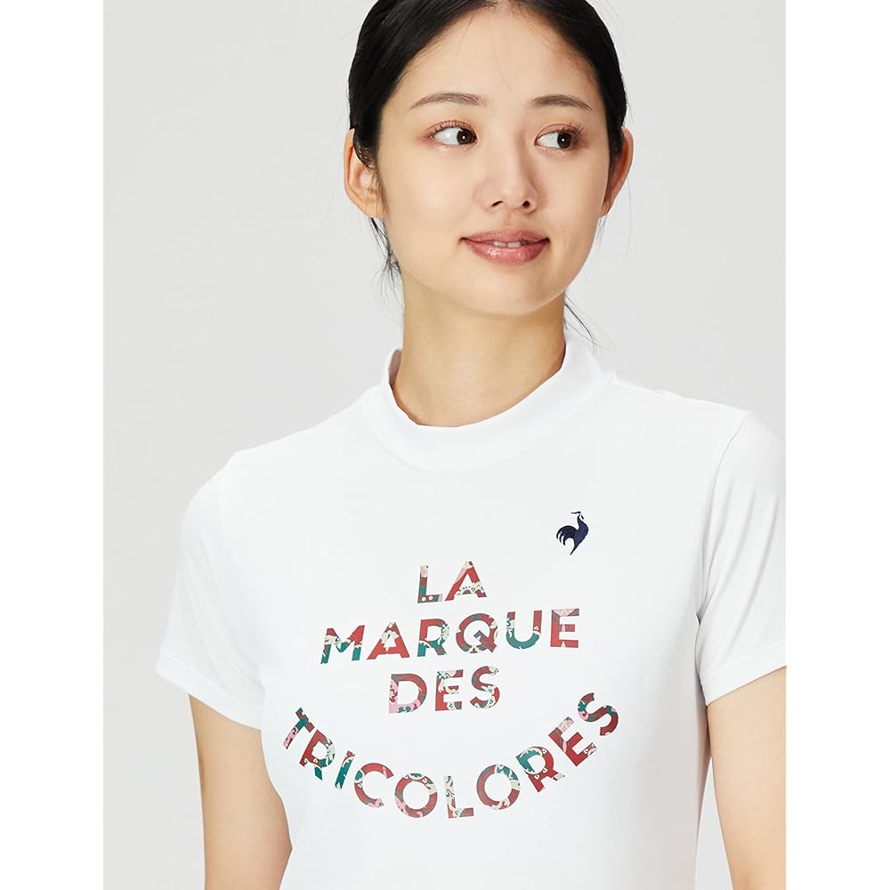 [Le Coq Sportif] 22 Fall/Winter Model Golf Short Sleeve Shirt Mock Neck Sweat Absorbent Quick Drying Stretch UPF50 Women's