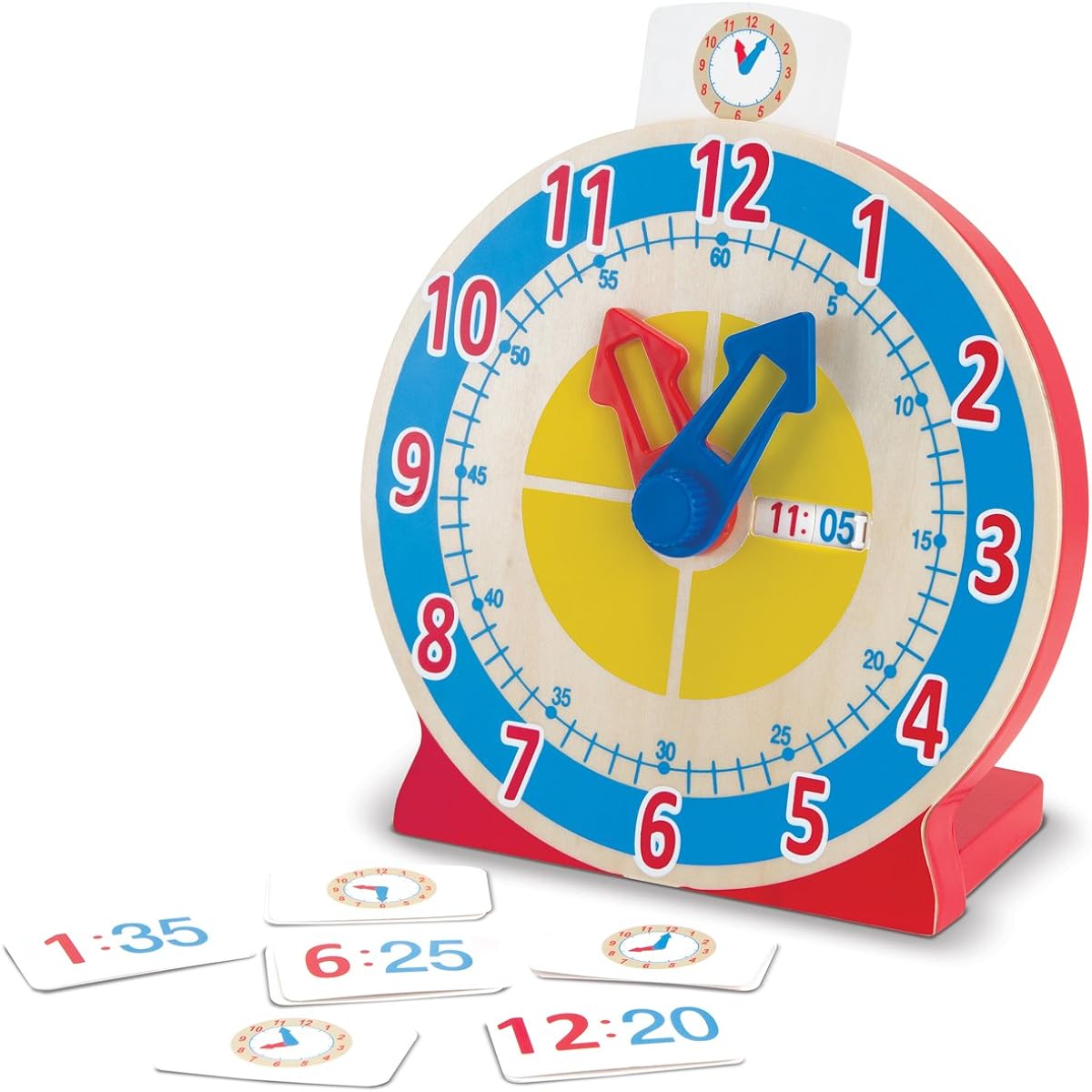 Melissa & Doug Turn & Tell Wooden Clock (14284)