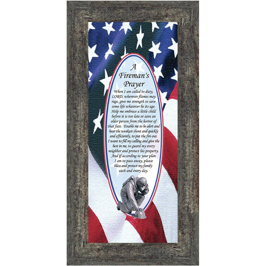 Firefighter Firefighter Prayer, Gift, Decor, 6 x 12 7795 6x12