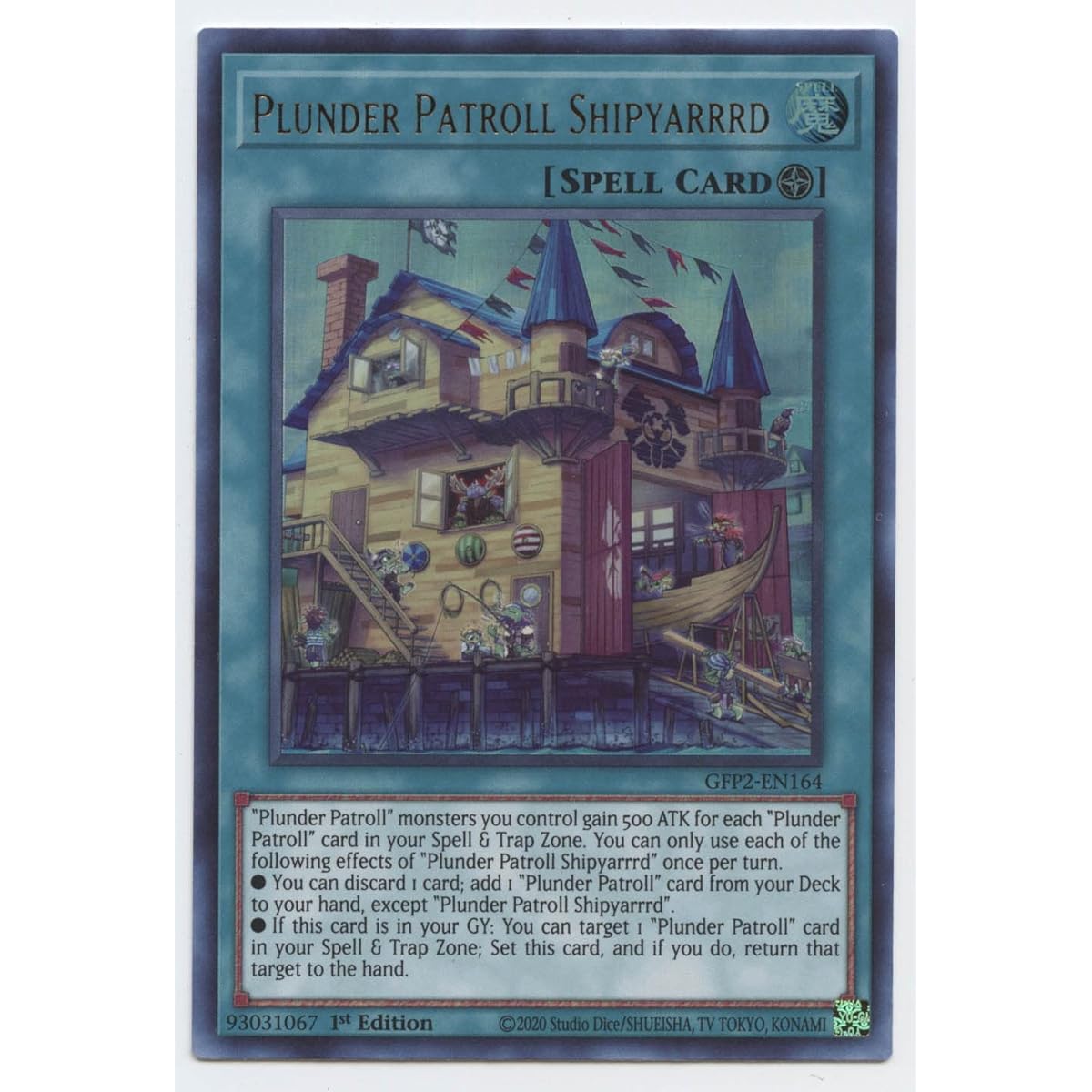 Plunderer Patrol Ship - GFP2-EN164 - Ultra Rare - 1st Edition