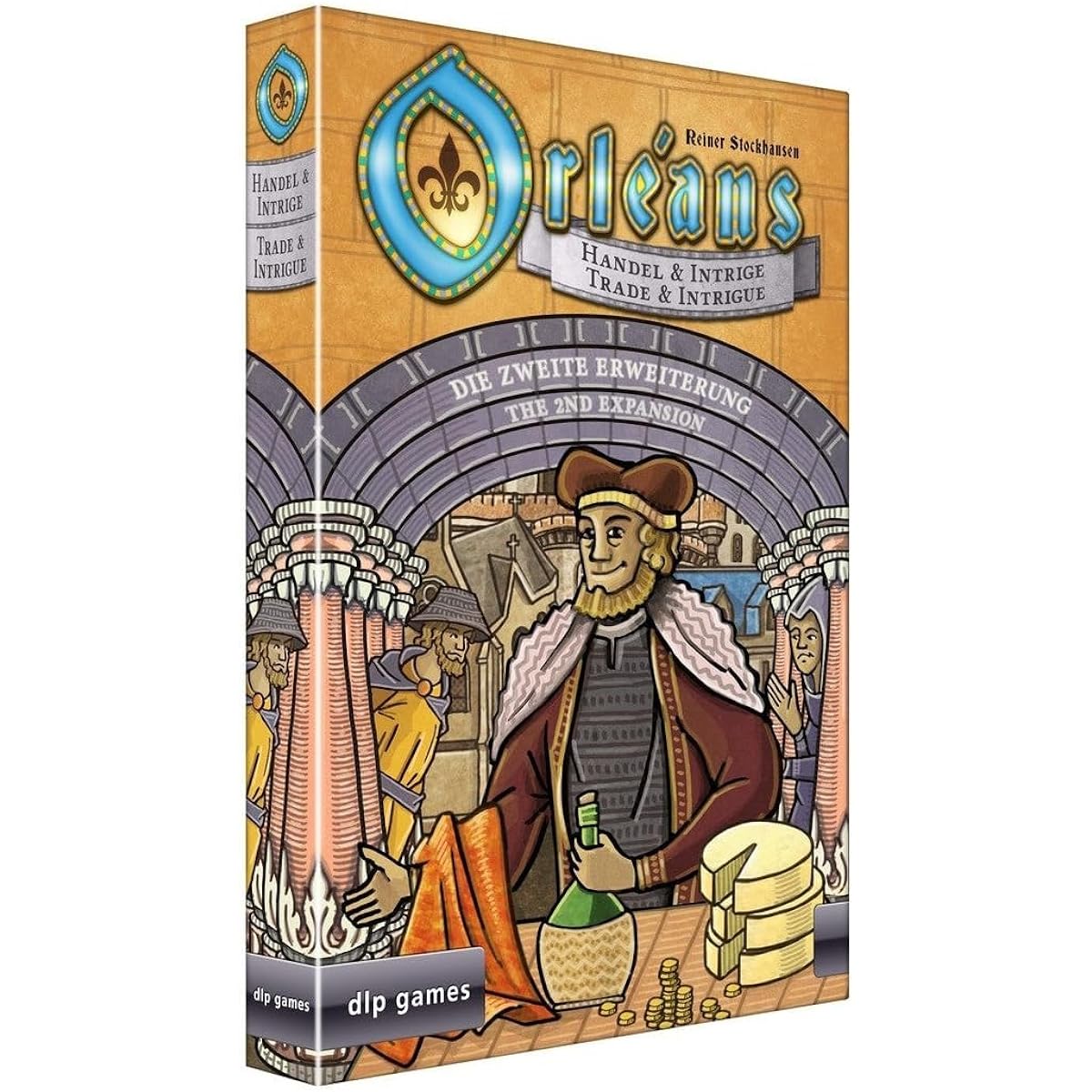 Capstone Games Orleans Trade & Intrigue Expansion Strategy Board Game for 2-5 Players, 90 Minute Play Time, Ages 12+