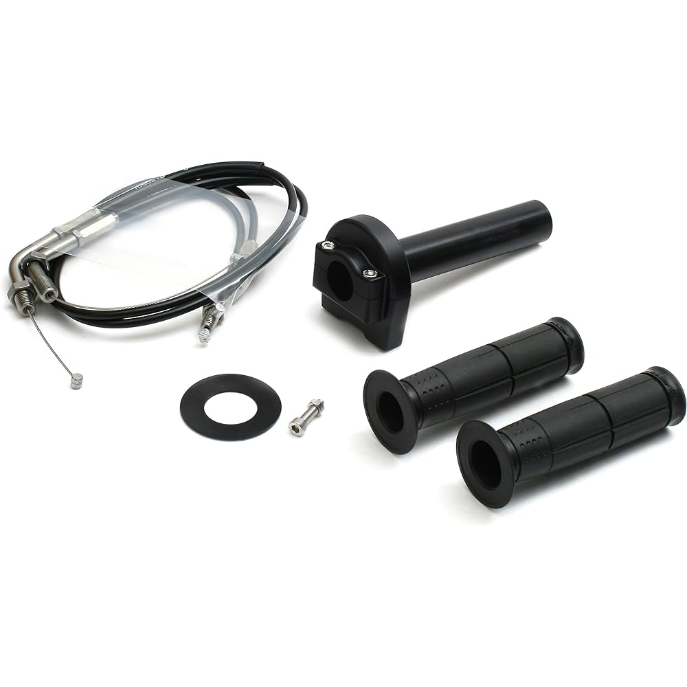 ACTIVE Vehicle specific throttle kit TYPE-1: Silver (winding φ36/plated metal fittings) [CBR250R('11-'13)] 1061693
