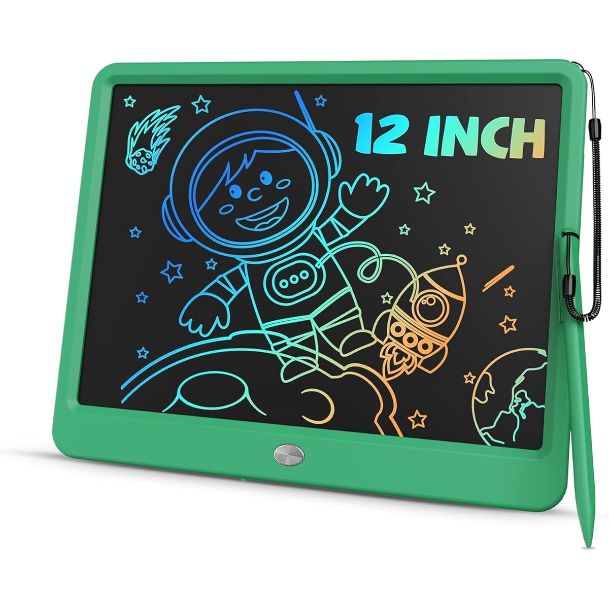 TEKFUN 12" LCD Writing Tablet, Mess-Free Drawing Pad, Coloring Doodle Board, Toddler Kids Birthday Gift for Ages 3, 4, 5, 6, 7, 8, Boys and Girls