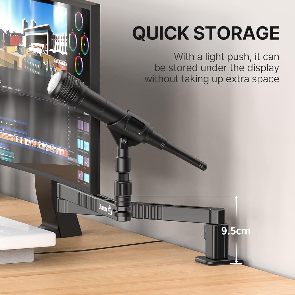 VIJIM Tabletop Microphone Stand LS26