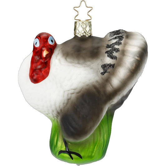 Turkish Inge-Glas Trot Bird Glass Ornament Made in Germany New